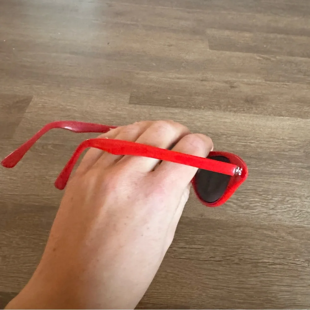 Vintage Style Red Cat Eye Kids Sunglasses